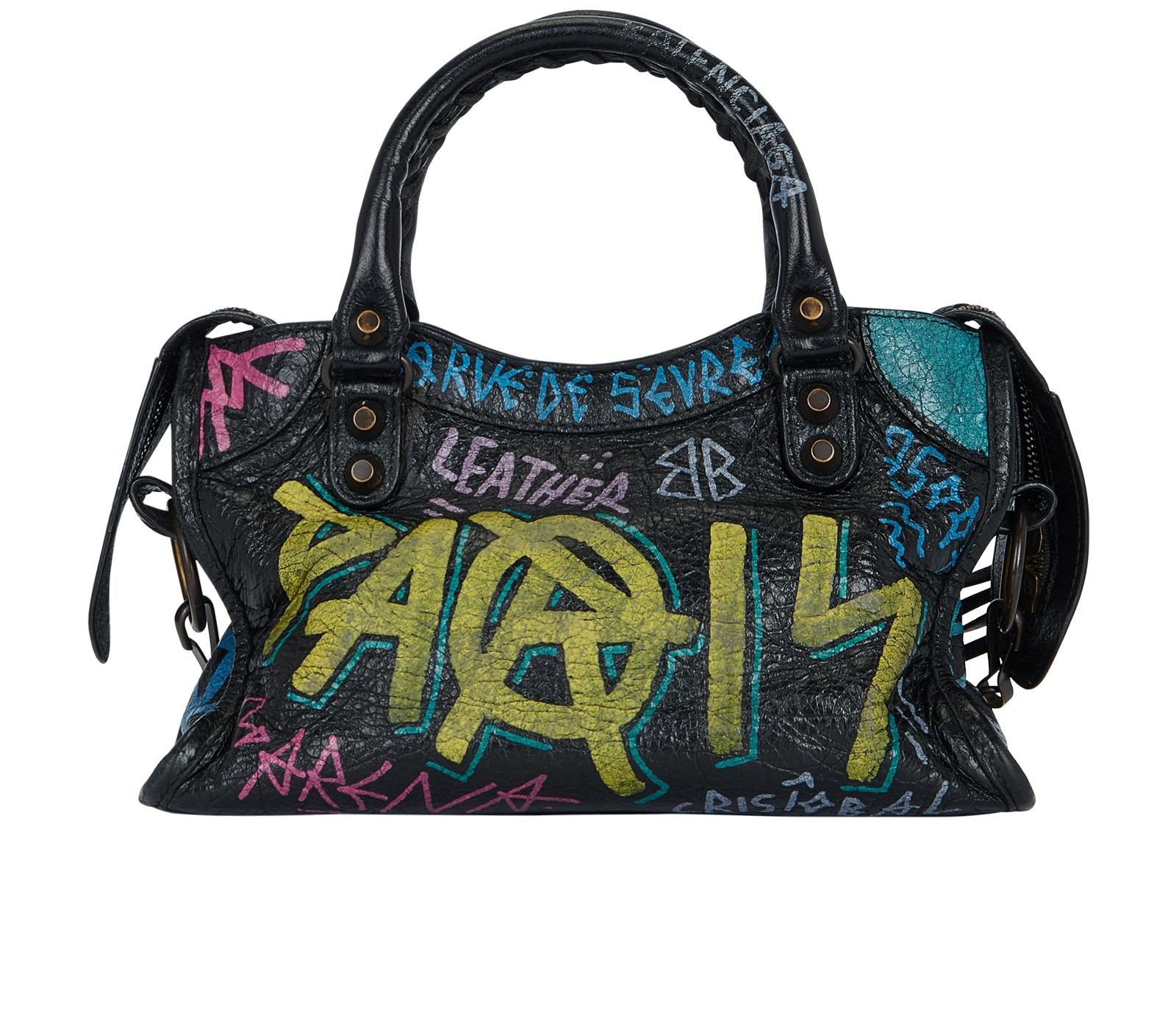 Balenciaga city mini on sale graffiti